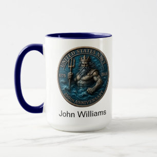 Navy Birthday Neptune Mug