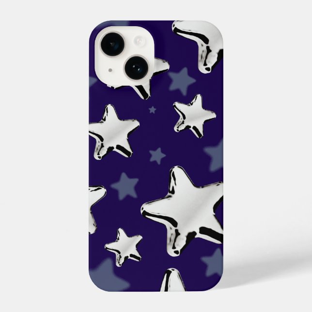 navy bleu phone case (Back)