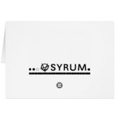 navy block scheme cards (Back Horizontal)