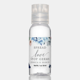 Navy Blooms Spread Love Hand Sanitizer