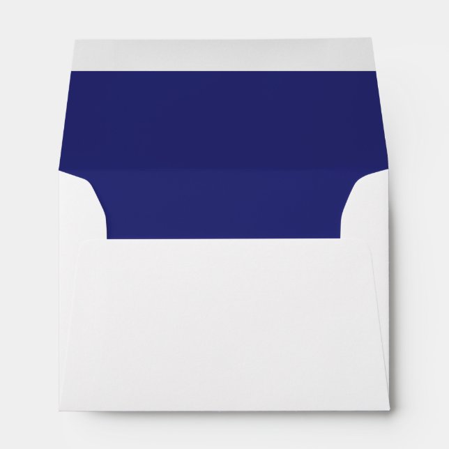 Navy Blue A6 Envelope (Back (Bottom))