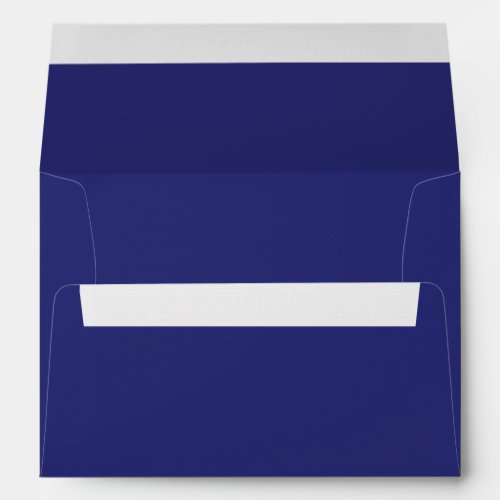 Navy Blue A7 Linen Envelope