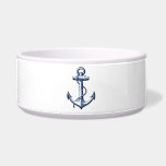 Navy Blue Anchor Bowl<br><div class="desc">This anchor is perfect for any nautical theme lover!</div>
