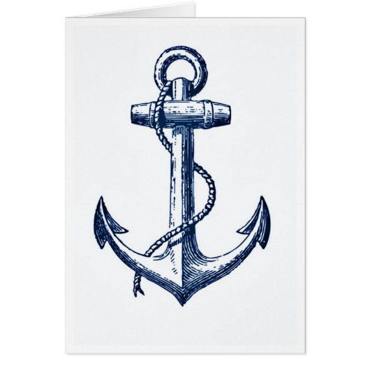 Navy Blue Anchor Cards (Front)