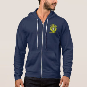 navy blue Anchor nautical captain sailing summer  Hoodie