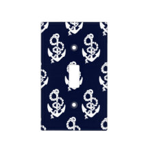 Navy Blue Anchor Nautical pattern