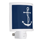 Navy Blue Anchor Night Light (Right)