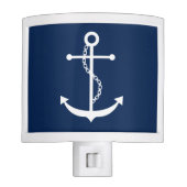 Navy Blue Anchor Night Light (Front)