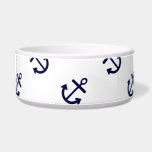 Navy Blue Anchors White Background Pattern<br><div class="desc">Preppy, nautical, navy blue anchors pattern printed on a white solid color background. GraphicsByMimi ©. Use to create your own one of a kind gift for you or your friends and family by personalizing it with your name, monogram, text or photo or leave as. Other colors and styles available in...</div>