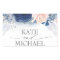 Navy Blue and Dusty Pink Floral Wedding