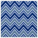Navy Blue and Gray Chevron Upholstery Fabric