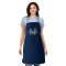 Navy blue and gray custom name monogram kitchen