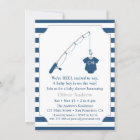 Navy Blue and Grey Fishing Themed Baby Shower