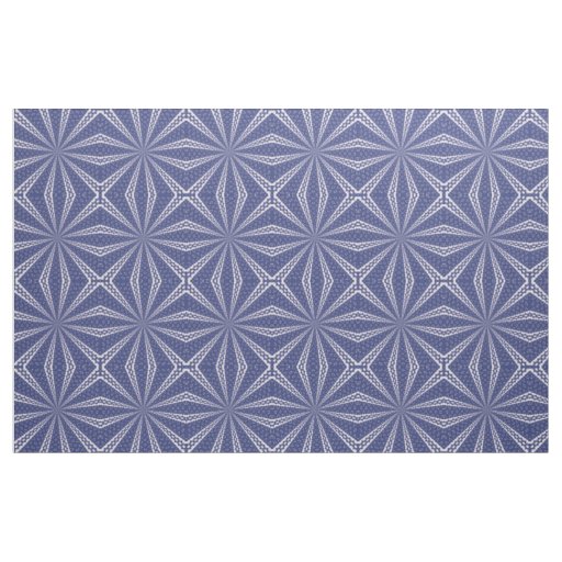 Navy Blue and Pink Bold Geo Kaleidoscope Fabric