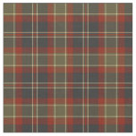 Navy Blue and Red Rustic Plaid Fabric