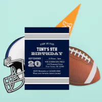 Dallas Cowboys Sports Party Invitations Ticket Style – Sports Invites