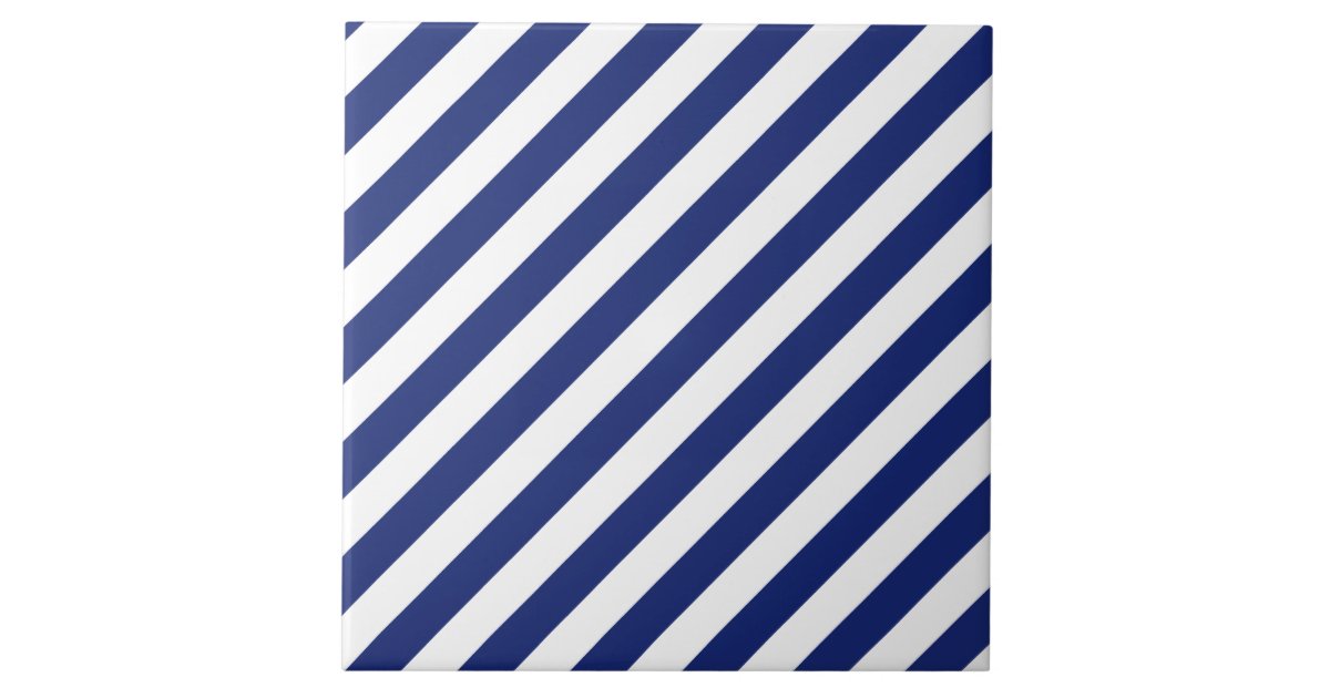 navy blue diagonal stripes