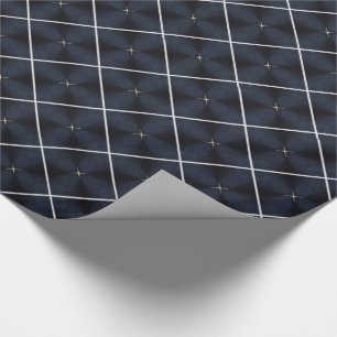 Navy blue and White Luxury Wrapping Paper Set