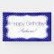 Navy Blue and White Polka Dot Birthday Party