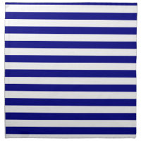 Navy Blue and White Stripes