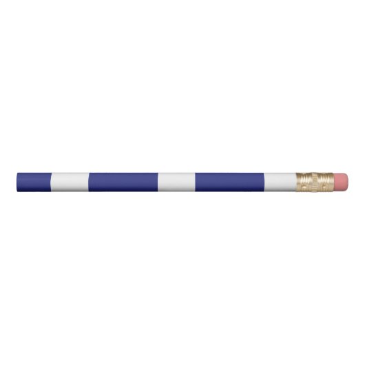 Navy blue and white stripes pencil (Rotated 90)