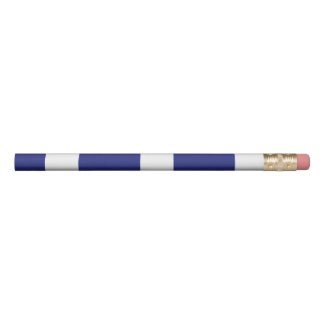 Navy blue and white stripes