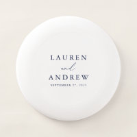 Navy Blue and White Wedding Personalized