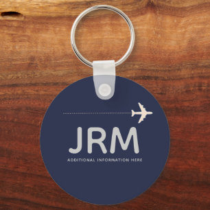 Navy Blue Avion Keys of the Pilot Keychain