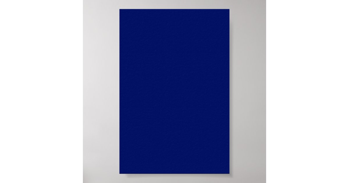 Navy Blue Background on a Poster | Zazzle