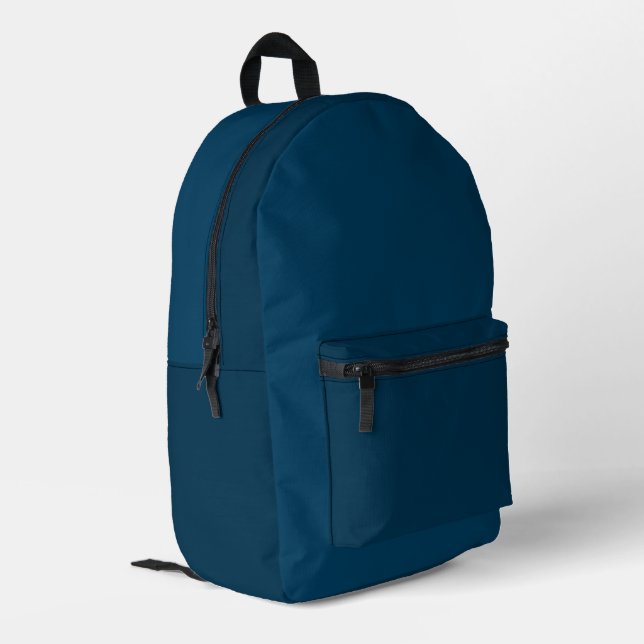 Navy Blue Backpack (Back Corner Left)
