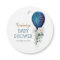 Navy Blue Balloon Baby Shower Thank You