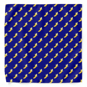 Navy Blue Banana Bandana