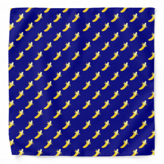 Navy Blue Banana Bandana