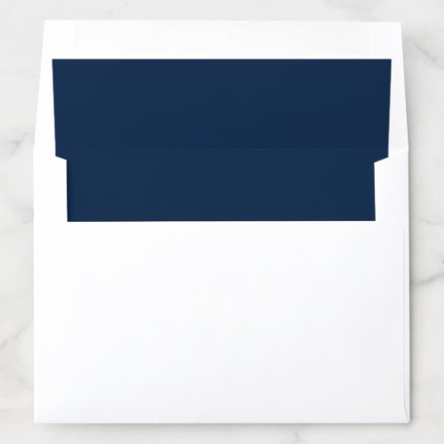 Navy Blue Beach wedding Envelope Liner