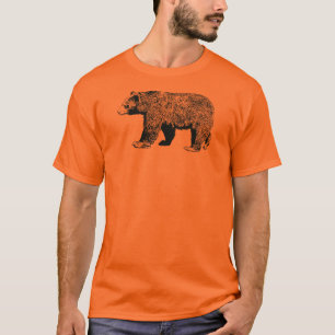 Navy Blue Bear Chicago T-Shirt