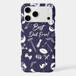 Navy Blue Best Dad Ever iPhone / iPad case