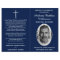 Navy Blue Bi-fold Custom Photo Funeral Program