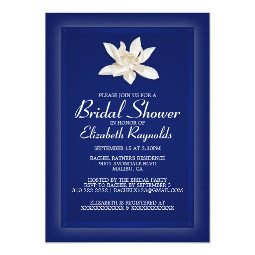 Navy Bridal Shower Invitations 8