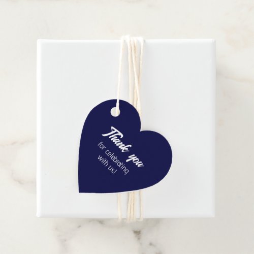 Navy Blue Bride Squad Thank You Favor Tags