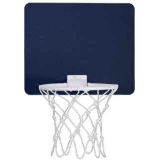 Navy Blue Bumpy Pattern Mini Basketball Hoop