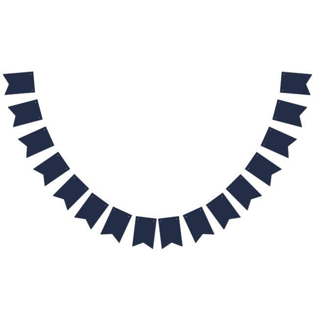 Navy Blue Bunting Flags (All)