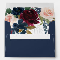 Navy Blue Burgundy Blush Pink Silver Gold Wedding