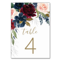 Navy Blue Burgundy Blush Pink Silver Gold Wedding