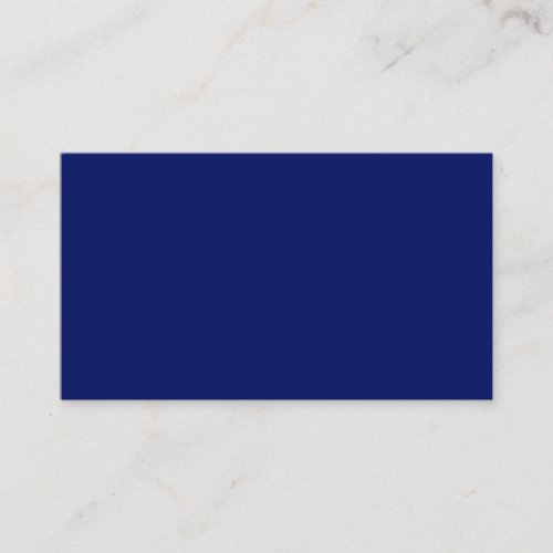 Navy Blue Business Card
