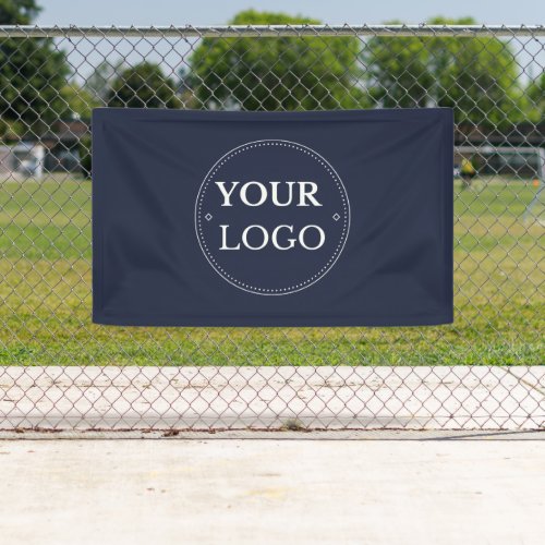 Navy Blue Business Corporate Logo Professional Banner
