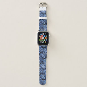 Navy Blue Camouflage, Military, Army Apple Watch Band