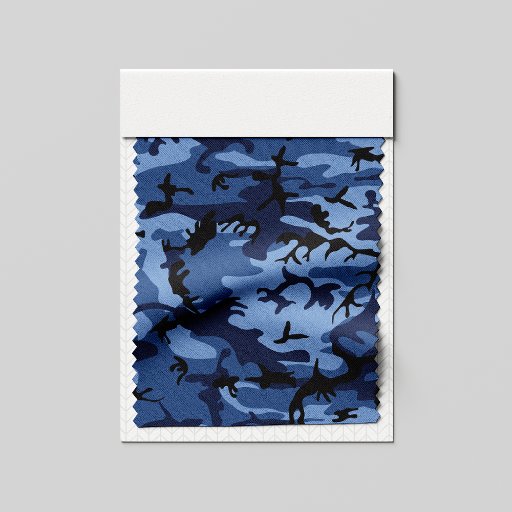Navy Blue Camouflage, Military, Army Fabric