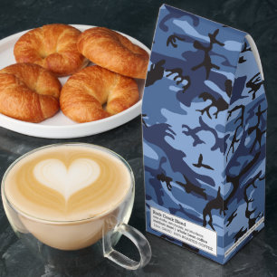 Navy Blue Camouflage, Military, Army Roasted Coffee