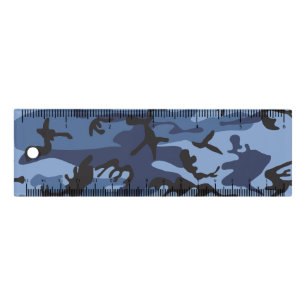 Navy Blue Camouflage, Military, Army Ruler