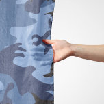 Navy Blue Camouflage, Military, Army Scarf<br><div class="desc">Elegant,  stylish and sophisticated camouflage pattern in navy blue color. Modern and trendy gift,  perfect for the military lover in your life.</div>